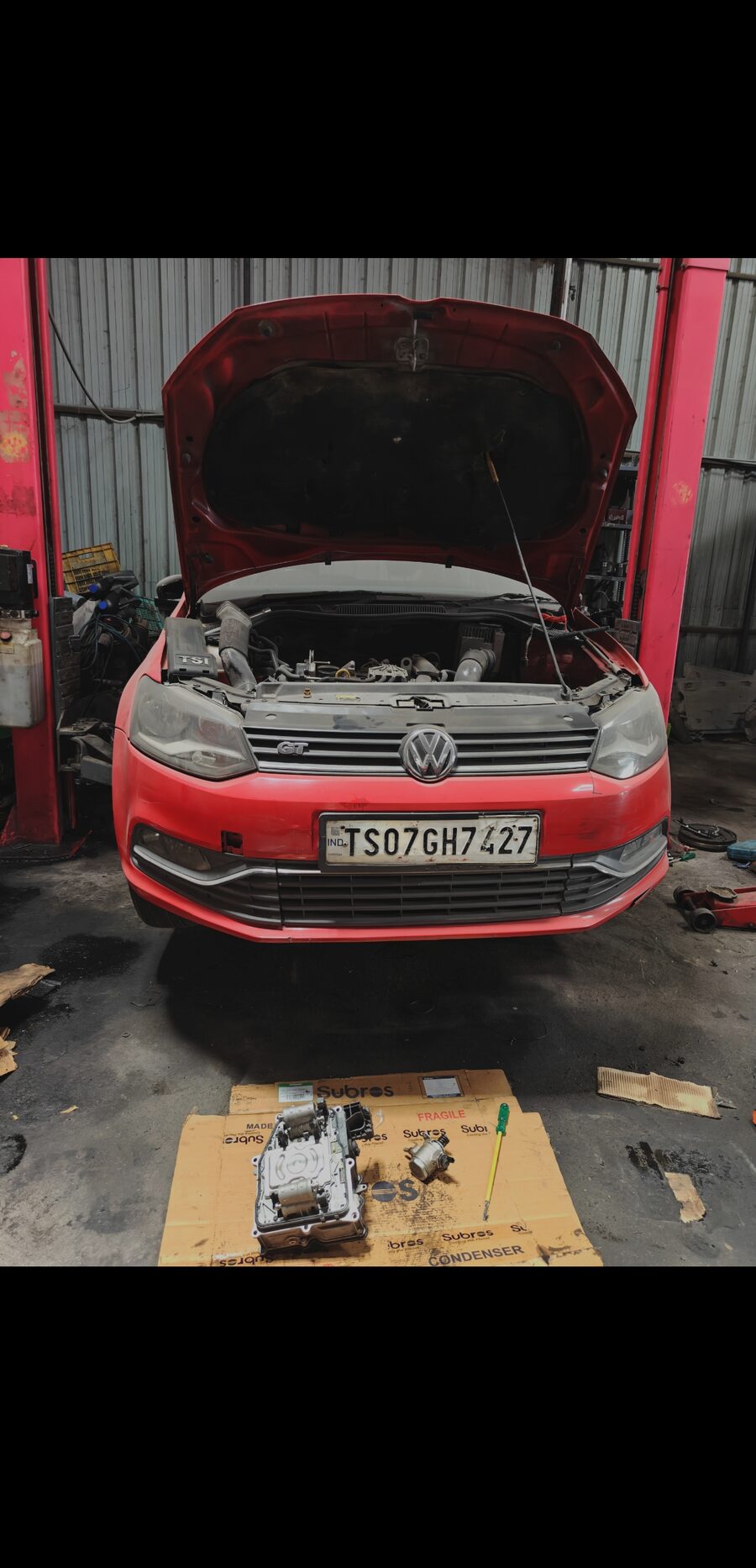 Completed repair and quality check at MPS workshop, KPHB Hyderabad